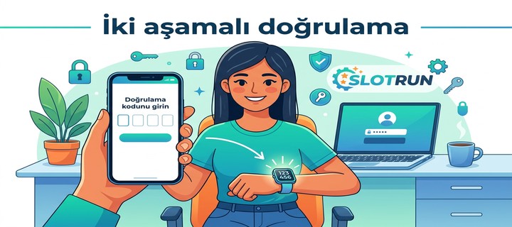 İki Adımlı Doğrulama Slotrun Hesap Koruma Görseli