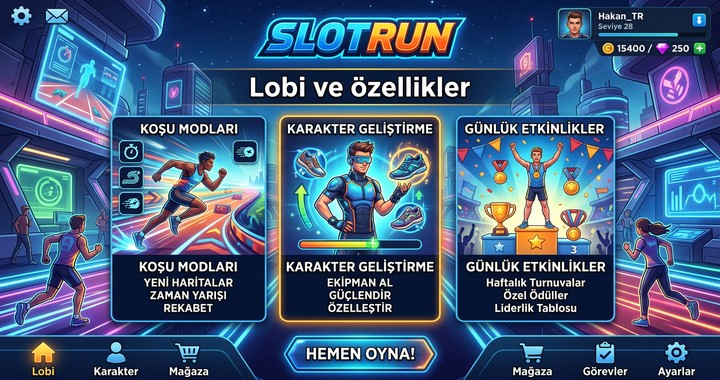 Slotrun Platform Genel Görünümü ve Oyun Arayüzü